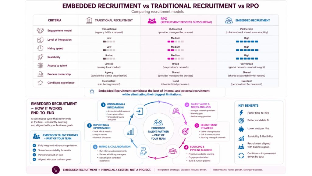 dotLinkers - IT Recruitment Agency | Embedded Recruitment in IT, a comprehensive guide for tech companies embedded recruitment